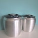 Mid Century Kitchen Canisters Kromex Spun Aluminum 1950's