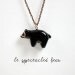Bear Necklace, Le Wandering Spectacled Bear Totem by le animalé - Ready to Ship