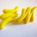 Vintage Yellow Lightning Bolt Earrings - Totally 80s
