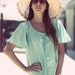 Seafoam Green Pastel Spring Summer Peasant Hippie House Dress - Mary Mary