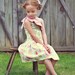 Stella One-Shoulder Dress PDF Pattern Tutorial 2T, 3T, 4T, 5, 6, 7