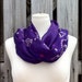 Slik Scarf Beautiful Upcycled From VINTAGE Silk Sari Scarf in Purple