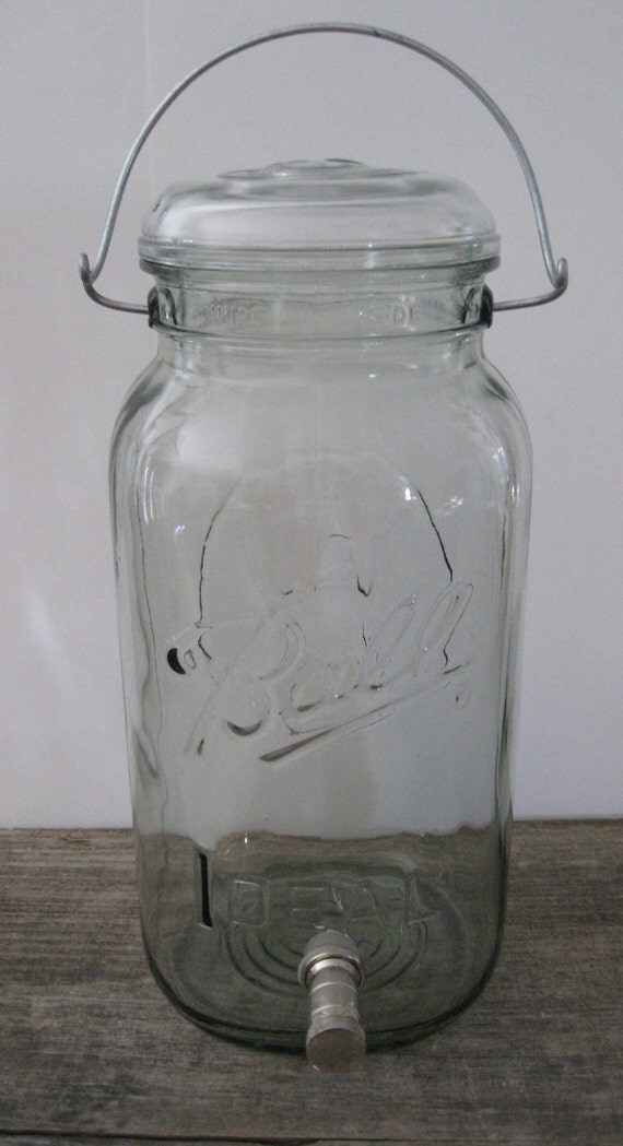 Vintage Ball Jar Drink Dispenser