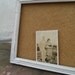 Vintage White Frame Chippy Shabby White