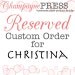 Bachelorette Invitations for Christina