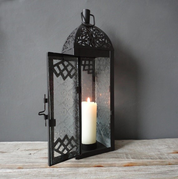 Tall Metal Candle Lantern