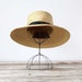 Oversize Vintage Straw Hat
