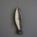 Hand Painted Folk Art Wooden Hanging Fish