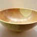Wooden Spring Time Bowl, Lathe Turned