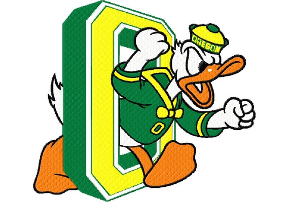 Items similar to Oregon State Donald Duck Through O Logo Digitized ...