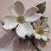 Brooch Dogwood Swivel Brooch