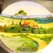 RESERVED FOR LR -Occupied Japan Plates Hand Painted Collectable Home Decor Antique Set of two collectible Vintage