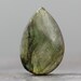 Labradorite Teardrop, Florescent, Natural Gemstone - Semiprecious, Flat back Cabochon - 30mm (C659)
