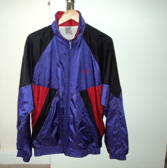 Vintage 1980's mens puma tracksuit top by LuceJuice on Etsy