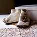 Antique Edwardian Vintage Button Baby Shoes
