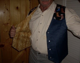 Boots Men's Western Vest - Size S