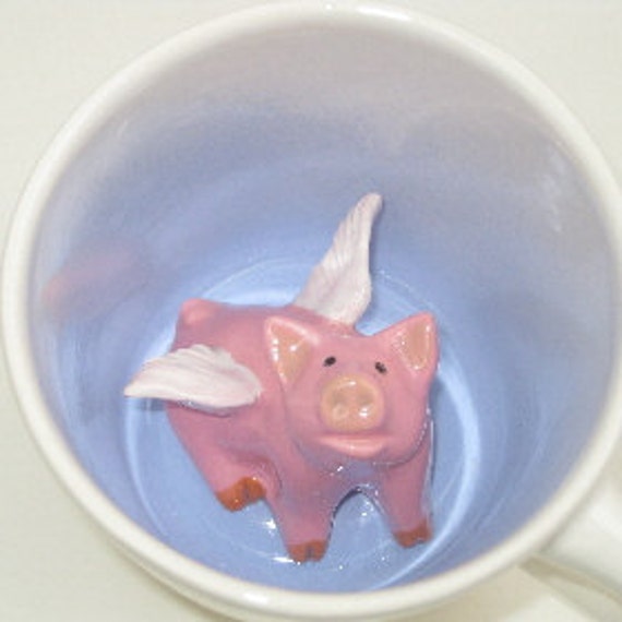 Flying Pig Surprise Mug