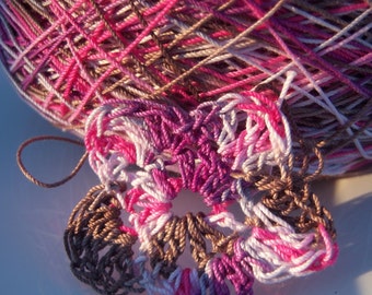 Crochet Cotton - Size 10 - Hand Dyed - Sundae Shop - Large Project Size - 150, 200, 250 or 300 Yards