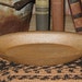 Wooden Tray BOWL-Antique MUSTARD-Primitive Country Kitchen Decor