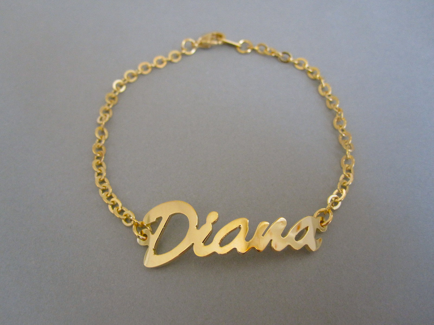 Personalized Gold Name Bracelet