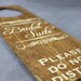 Wedding Door Hanger Bridal Suite Sign Rustic Wedding Decor