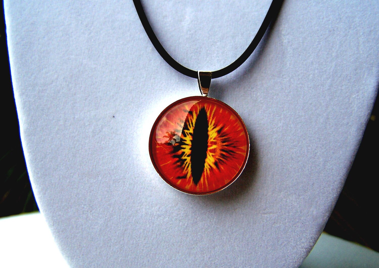 Dragon eye pendant glass eye jewelry by artistJP on Etsy