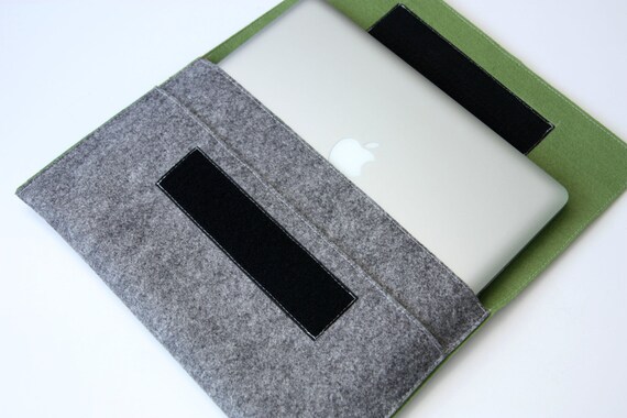 13 inch Apple Macbook Pro laptop Organizer Case by WeirdOldSnail