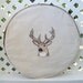 fabric steering wheel cover - buck deer