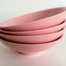 Boontonware Patrician Melamine Pink Bowls Rose Killarney