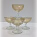 Vintage Glassware Iridescent Champagne Sherbet Stemware