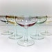 Champagne Glasses Pastel Colored Stemware