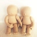 Waldorf doll 12" BLANK without hair, Ready to Finish Filled Doll Body, Make your own Waldorf doll, pure natural organic, FREE shipping