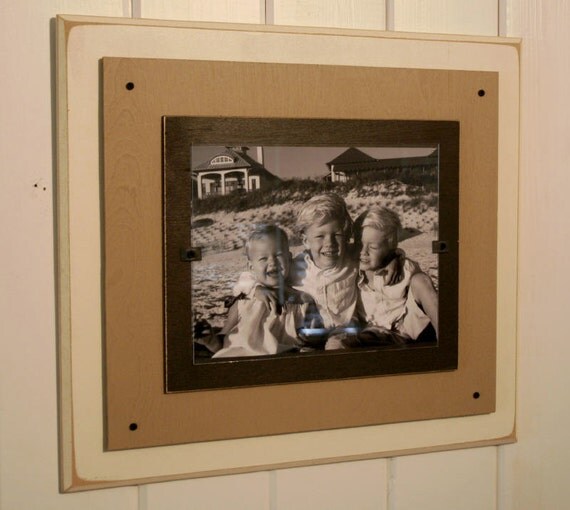 Items similar to Distressed Wood Picture Frame on Etsy