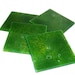 SALE! Glass Coasters Meadow Green Set of 4
