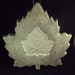 Cast Cement Stone Maple Leaf Wall Hanging