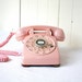 Vintage Pink Phone, Vintage Phone, Pink Telephone, Rotary Phone, Pink Rotary Phone, Vintage Western Electric Phone
