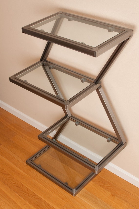 Items similar to Zig Zag Display Shelf on Etsy