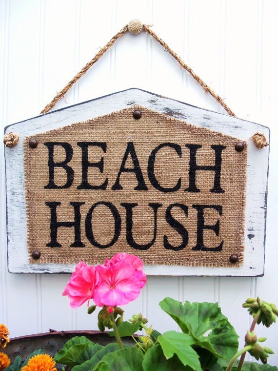 beach house cottage style shabby burlap chic sign cabin beach house cottage style shabby burlap chic sign cabin