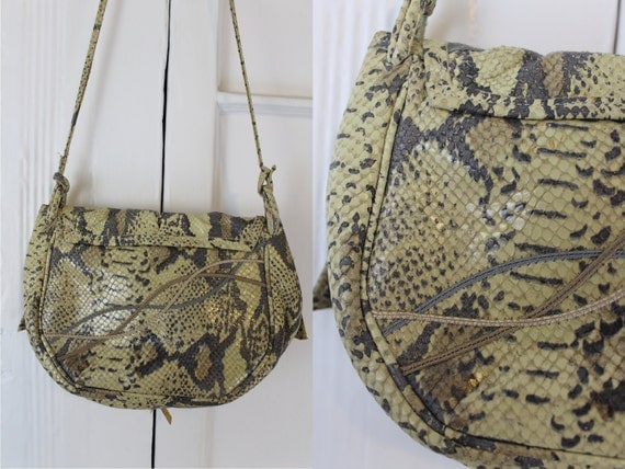 Vintage Carlo Fiori Python Purse Genuine Snakeskin Bag