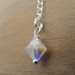 Add On Charm Sparkly Iridescent - Swarovski bead on sterling silver - for RQP Studio wax seal necklaces
