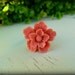 Coral Sakura Blossom Ring