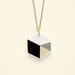 Hexagon N3 - Geometric Ceramic necklace