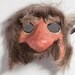 Paper mache man mask