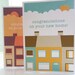 Personalised Terrace Street New Home Card