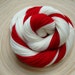 Preorder for Peppermint Twist in Toula Sock, Self Striping, 80/20 SW Merino and Nylon, Fingering Sock Weight