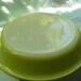 Pyrex Ovenware 9" Pie Plate Mid-Century Vintage Lime Green Kitchen Made in USA