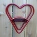 1 - Red Heart Garden Hose Reel Holder