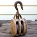Vintage Boston & Lockport Block Co. Double Pulley