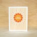 Hello Sunshine Greeting Card