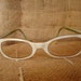 Vintage Ivory Pearl Frame Eye Glasses